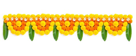 Marigold Flower Rangoli Design For Diwali Festival Indian Festival