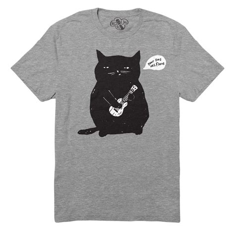 Cat T Shirt Ukulele Cat Unisex T Shirt Gray Heather Cat Etsy