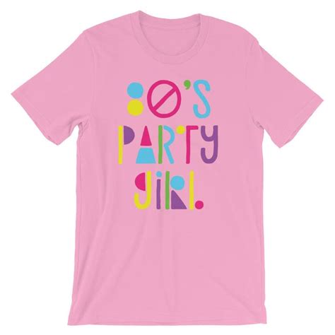 80s Party Girl Neon T Shirt 80s Party Girl 80s 80s Etsy