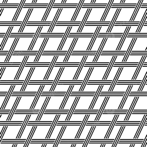 Seamless Black White Diagonal Weave Pattern Background Halftone Black