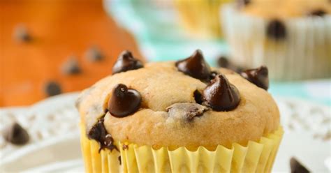 Skinny Banana Chocolate Chip Muffins Serena Bakes Simply From Scratch