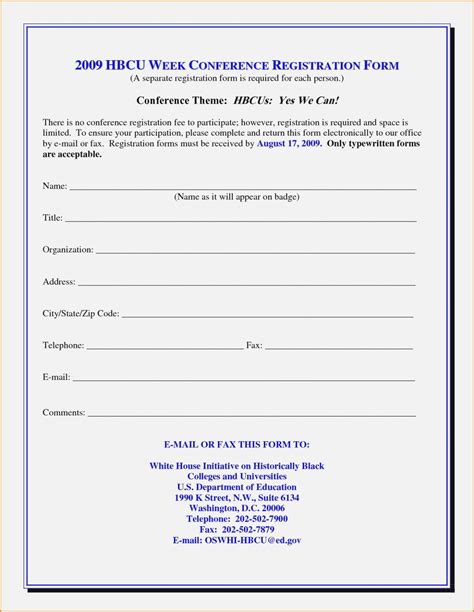 Church Membership Form Template Word New Printable Vbs Registration