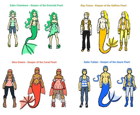 Mermaid Oc Designs By Sailorquaoar On Deviantart