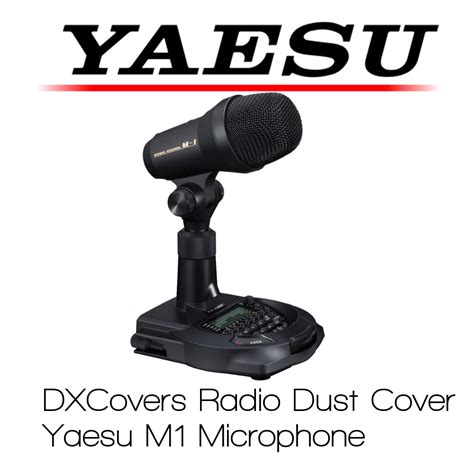 Yaesu M 1 Or M 100 Microphone Dx Covers Radio Dust Cover Prism Embroidery