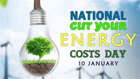 National Cut Your Energy Costs Day 2023 Date Background Importance