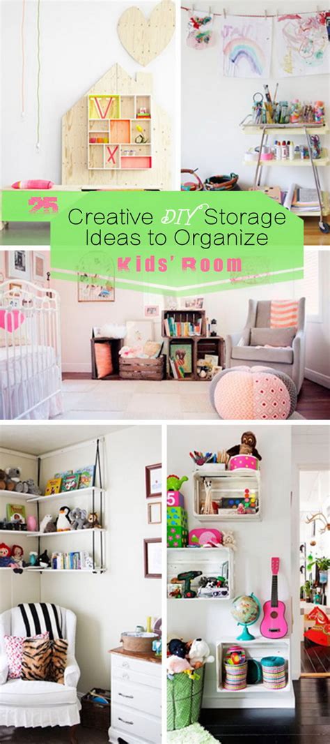 25 Creative Diy Storage Ideas To Organize Kids Room