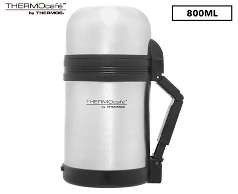 Thermocafe 800ml Food And Drink Stainless Steel Vacuum Flask Silver Au