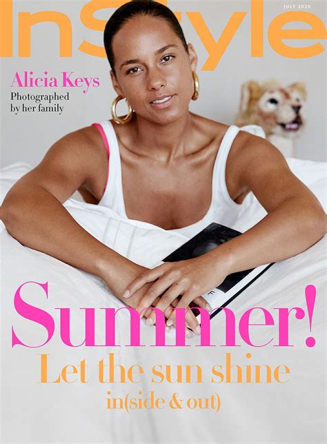 More videos with london keyes and jessica bangkok. ALICIA KEYS in Instyle Magazine, July 2020 - HawtCelebs