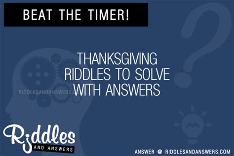 30 Thanksgiving Riddles With Answers To Solve Puzzles And Brain