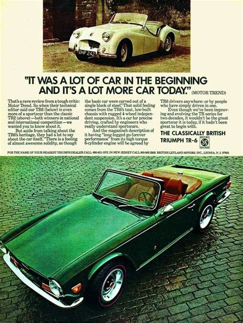 Pin By Erik Hotfootgt On Car Ads Brochures Promo Photos Triumph
