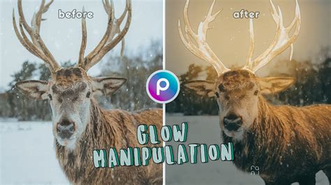 Picsart Tutorial How To Edit Glowing Deer Manipulation Glow Fantasy