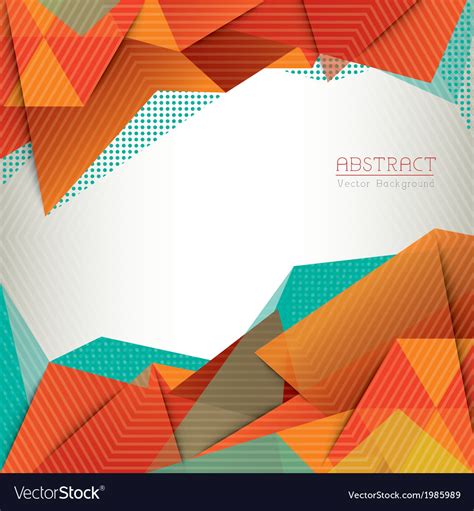 Abstract Triangle Shape Background Layout Vector Image