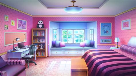 Cute Anime Room Background Anime Cute Bedroom Wallpapers Wallpaper The Art Of Images