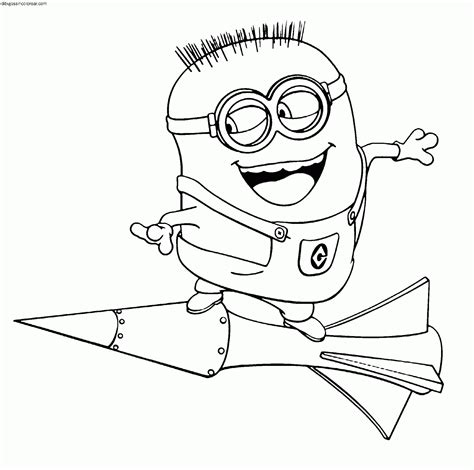 Malvorlage minion ausmalbilder fur kinder ausmalbilder ausmalbilder kinder ausmalen. Dibujos de Minions para Colorear