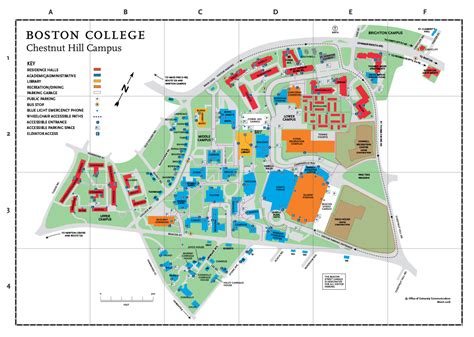 Boston College Chestnut Hill Campus Map Boston Pinterest Campus Map Images And Photos Finder