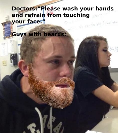No Beard Meme