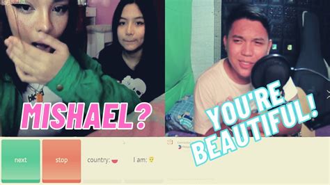 I Met The Cutest Girl From Manila On Omegle Ometv Yakap Sa Dilim Mishael Maglente Youtube