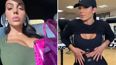 Busty Georgina Rodriguez Flaunts Amazing Shape In Skin Tight Gym Wear As Cristiano Ronaldo Gears