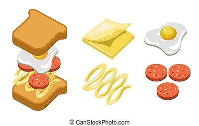 Sandwich ingredients Clipart Vector Graphics. 7,844 Sandwich ingredients EPS clip art vector and ...
