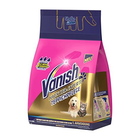 Mit dem spray können aber. Vanish Haustier-Experte Teppichreiniger - Pulver zur ...