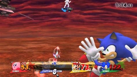 Super Smash Bros Wii U Online Battle Kirby Vs Captain