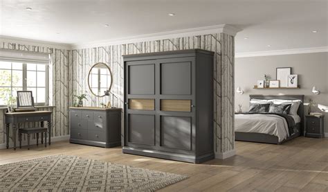 Pebble paint finish < previous page < previous page Pebble Slate Grey Painted / Oak - 2 Drawer Bedside Cabinet