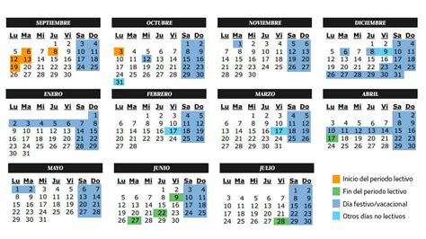 Vacaciones Calendario Escolar Del Curso Académico 2016 2017 Festivos
