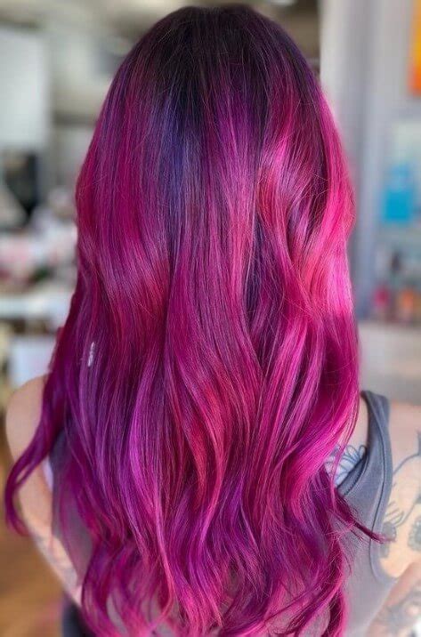 10 Amazing Half Purple Half Pink Hair Ideas To Try 2023 Hair Everyday