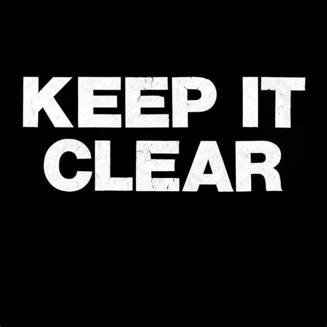 Keep It Clear