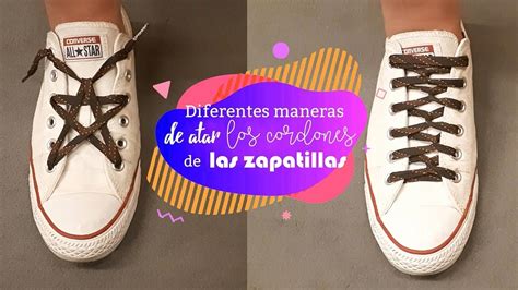 Formas originales de atar los cordones de las zapatillas (¡lazada en