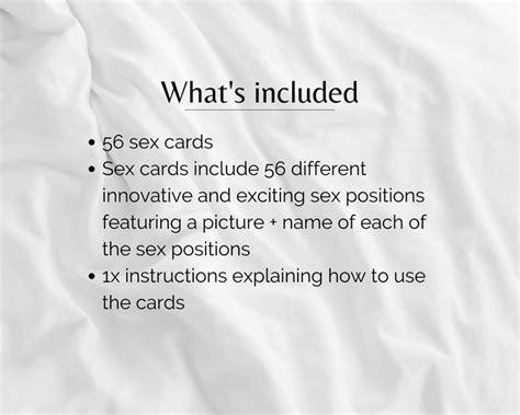 Printable Sex Cards With Sex Positions Sex Game T For Etsy Portugal