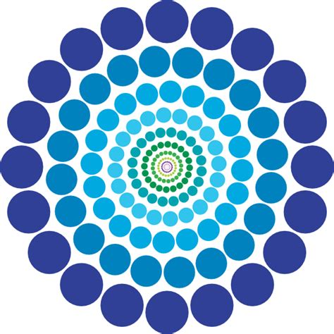 Blue Abstract Circle Pattern Clip Art At Vector Clip Art