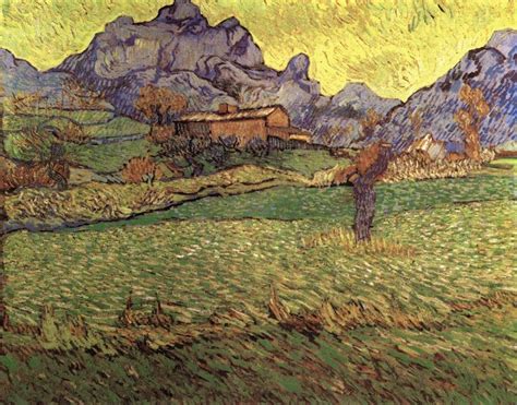 Vincent Van Gogh A Meadow In The Mountains Le Mas De Saint Paul