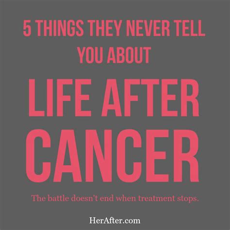 Things They Never Tell You About Life After Cancer Huffpost Life