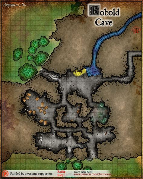 Top free images & vectors for cave goblin 5e in png, vector, file, black and white, logo, clipart, cartoon and transparent. Elven Tower on Twitter: "New map released ! Kobold and ...