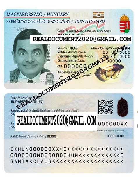 Id card templates ms word. Fake Hungarian ID Card, Fake id Hungary, Hungarian Fake ID