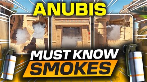 Every Smoke You Must Know On Anubis In Cs2 Youtube