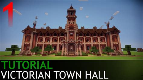 Minecraft How To Build A Victorian Town Hall Part 14 Youtube