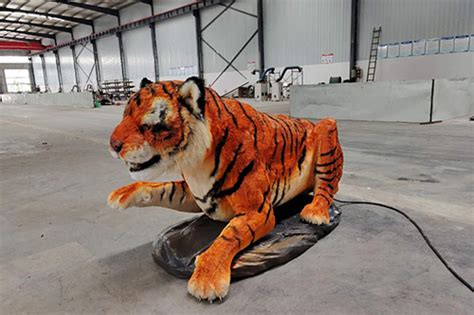 Vivid Tiger Animatronic Model Exhibition For Saleanimatronic Animal