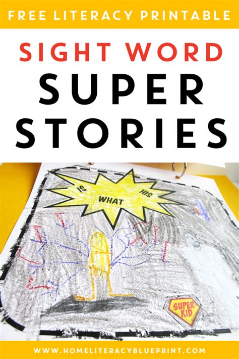 Super Sight Words Home Literacy Blueprint