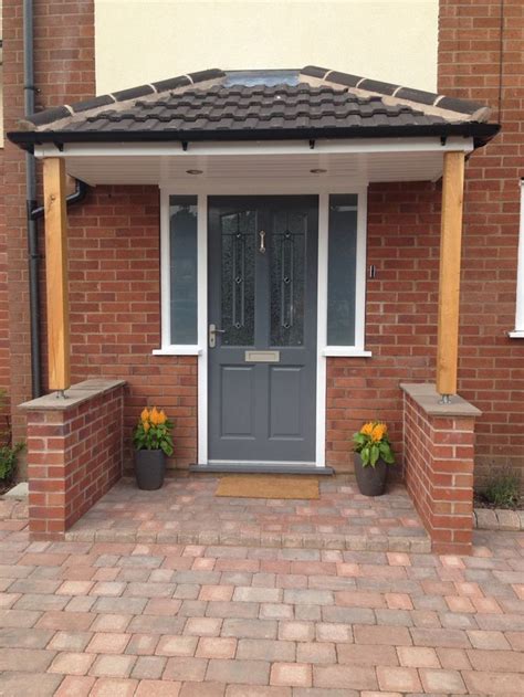 See more ideas about porch roof, gardens and balcony. Richmond style front door. Painted in Gallant Grey by ...