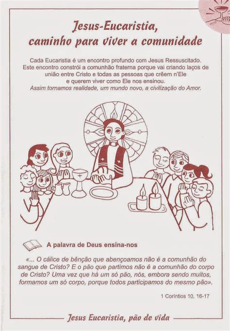 Blog Da Catequista Lucimar Primeira Eucaristia Eucaristia Catequese Eucaristia Catequese