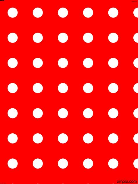 Wallpaper Red White Dots Spots Polka Ff0000 Ffffff 120° 112px 280px