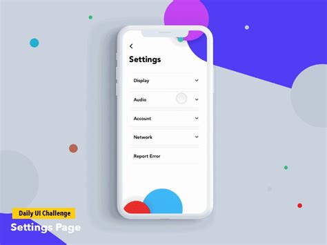 Daily Ui Challenge Settings By Arun Prasad On Dribbble