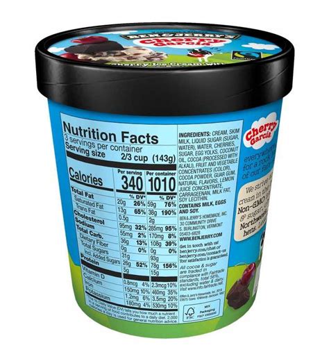 Ben And Jerrys Cherry Garcia Ice Cream 16 Oz