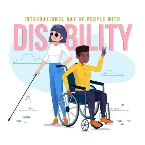 Free Vector Flat International Day Of People With Disability