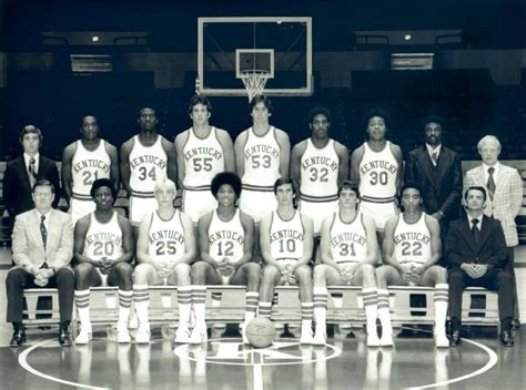 1976 1977 Kentucky Basketball Roster Walters Wildcat World