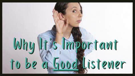 Why Its Important To Be A Good Listener Hubpages