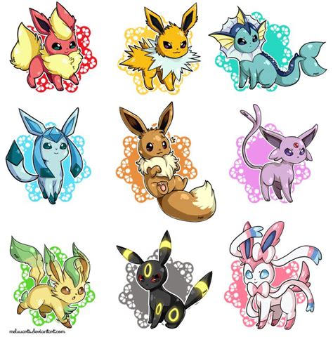 Top 10 Cute Pokemon Eevee Evolution Images And Details