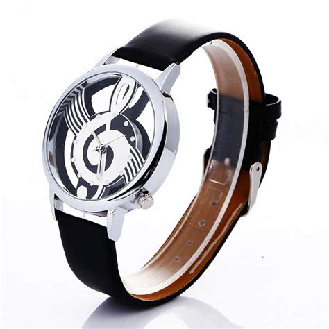 Hot New Arrival Musical Note Painting Leather Bracelet Lady Womans
